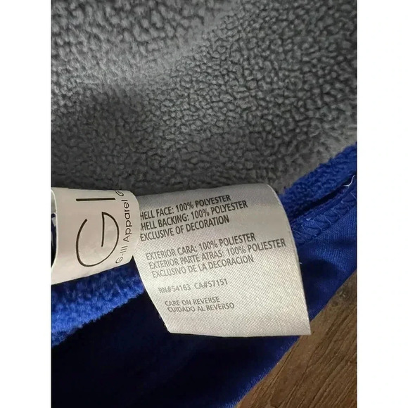 NFL Indianapolis Colts Blue Sweater Pullover 1/4 Zip Medium - Picture 4 of 6